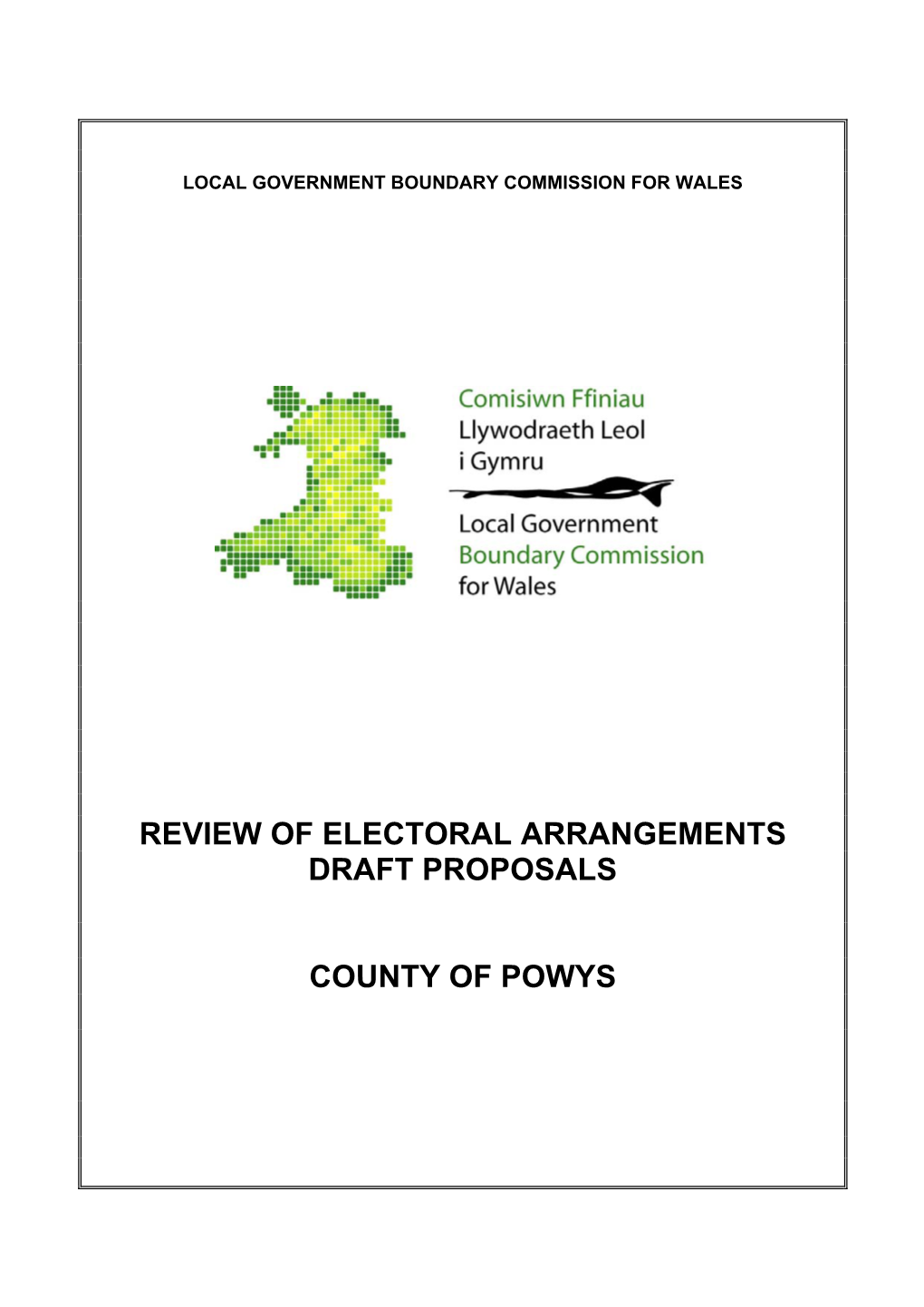 Local Government Boundary Commission for Wales