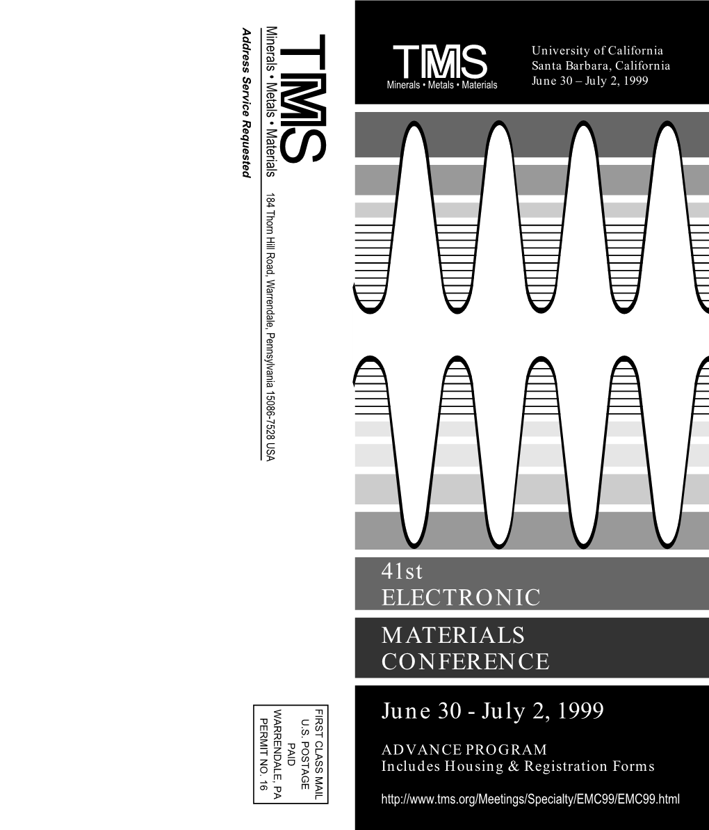 EMC-99 Advance Mailer