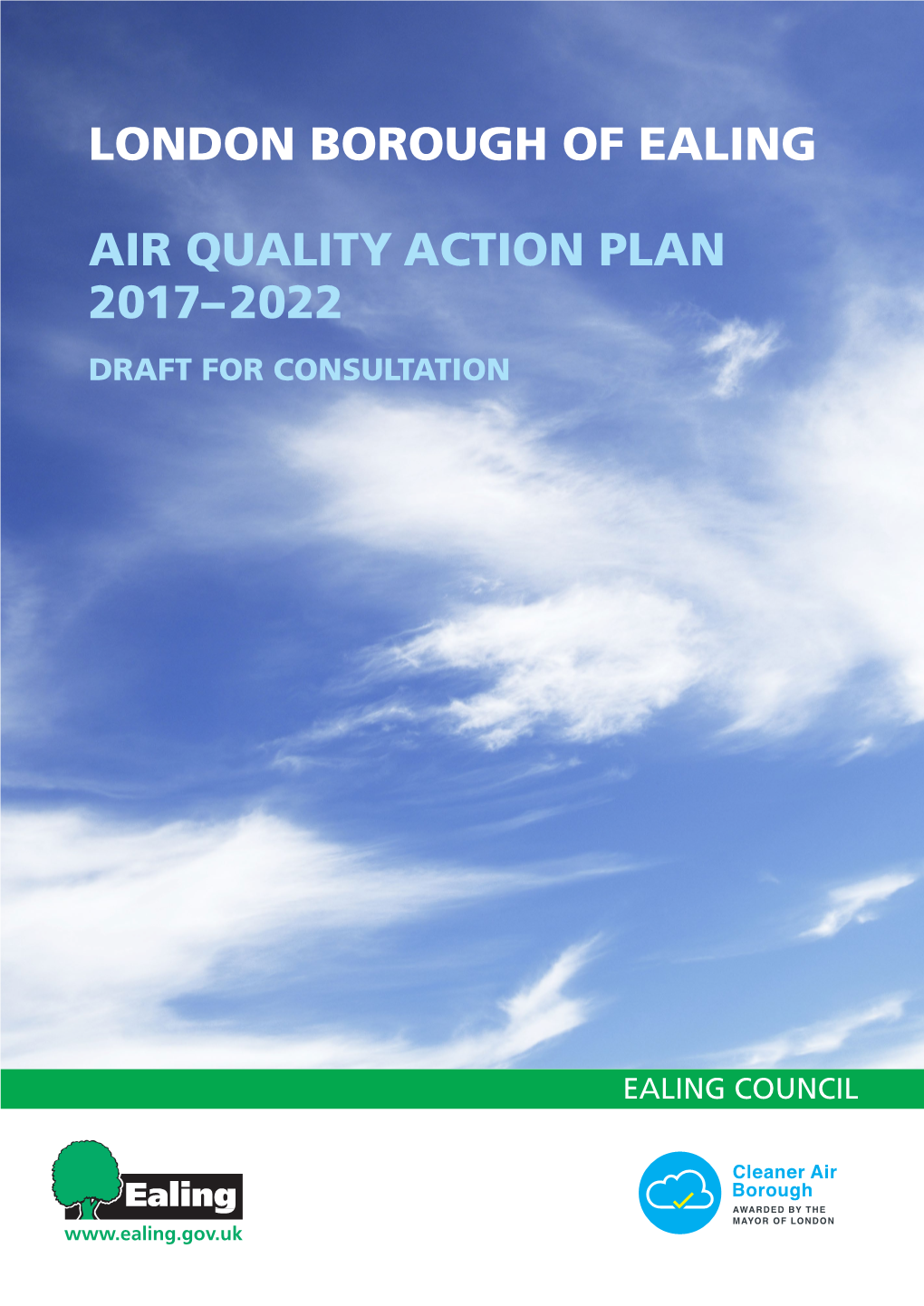 London Borough of Ealing Air Quality Action Plan 2017–2022