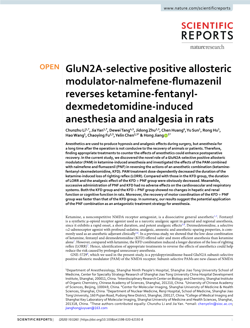 Glun2a-Selective Positive Allosteric Modulator-Nalmefene-Flumazenil