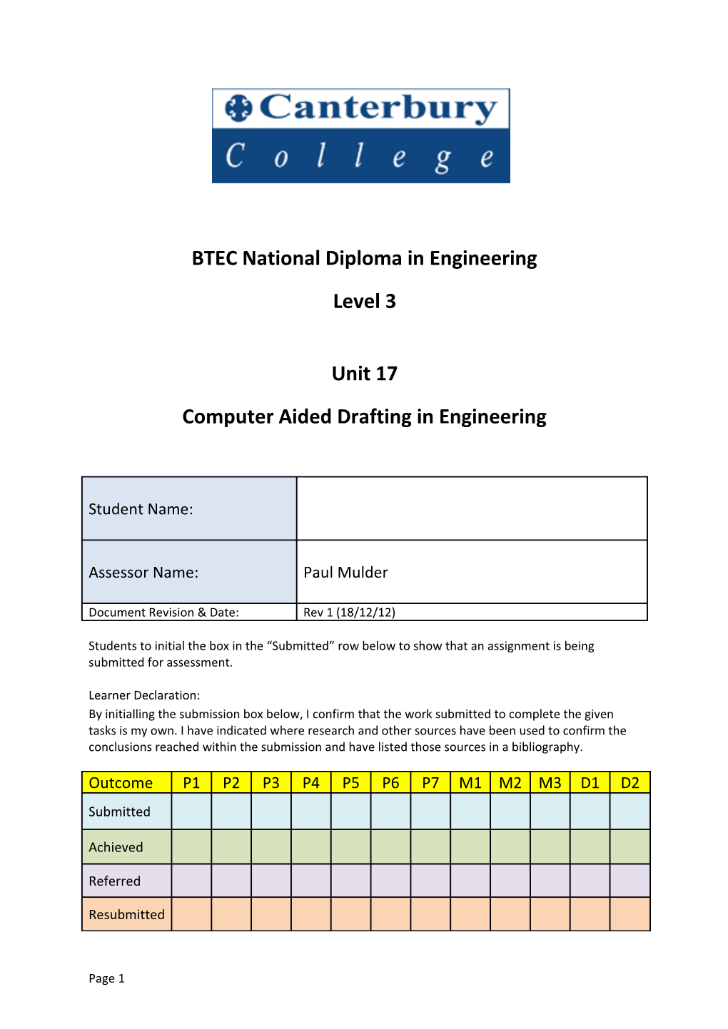 Computer Aided Drafting in Engineering