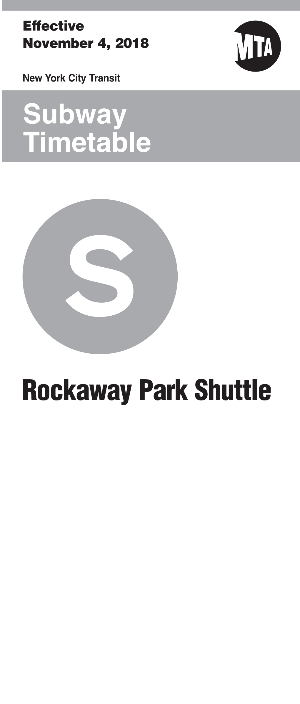 Rockaway Park Shuttle
