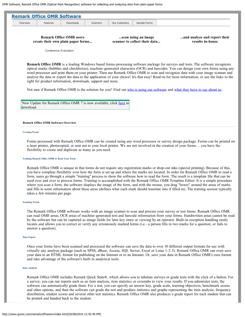 OMR Software, Remark Office OMR (Optical Mark Recognition) Software for Collecting and Analyzing Data from Plain-Paper Forms