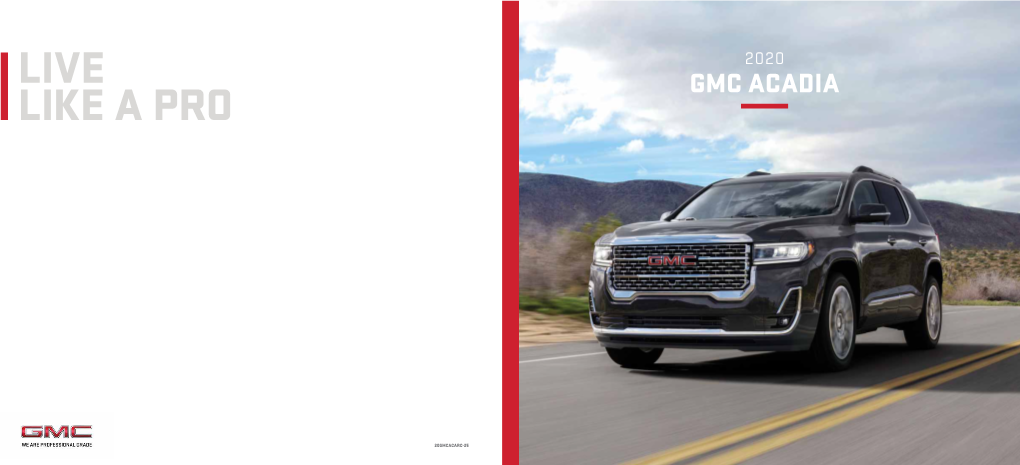 2020 GMC Acadia Catalog