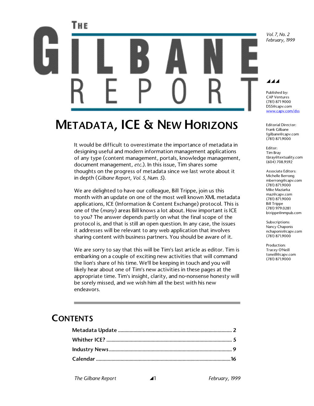 Metadata, ICE, & New Horizons