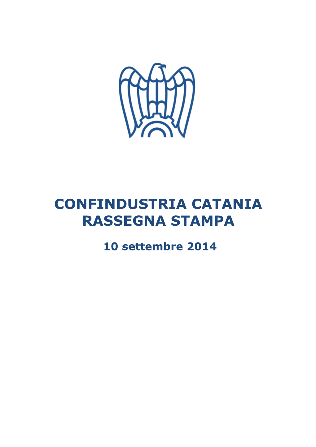 Confindustria Catania Rassegna Stampa