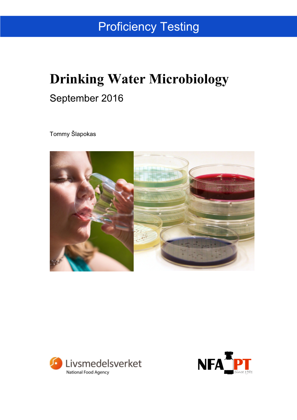 Drinking Water Microbiology September 2016