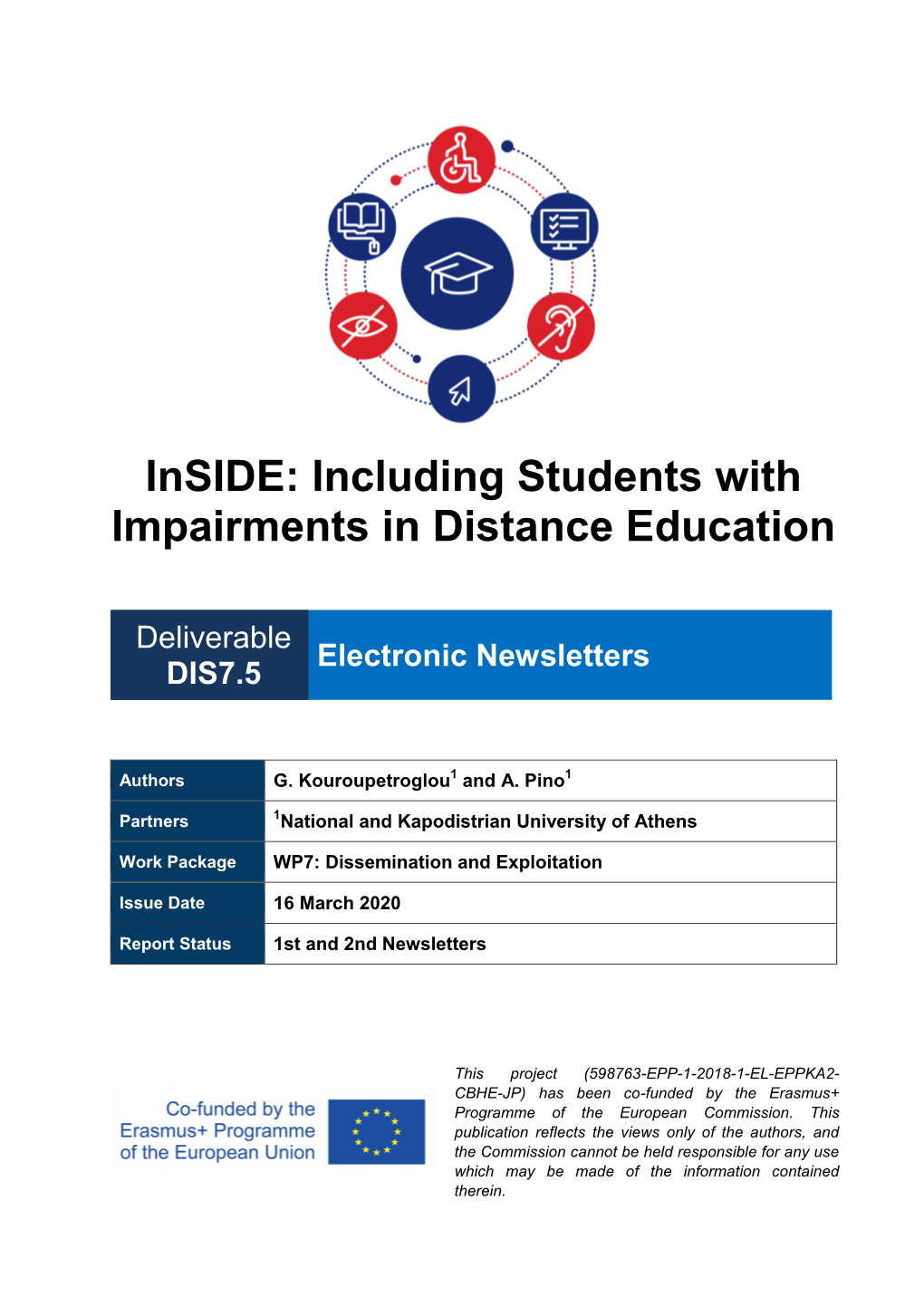 Electronic Newsletters DIS7.5