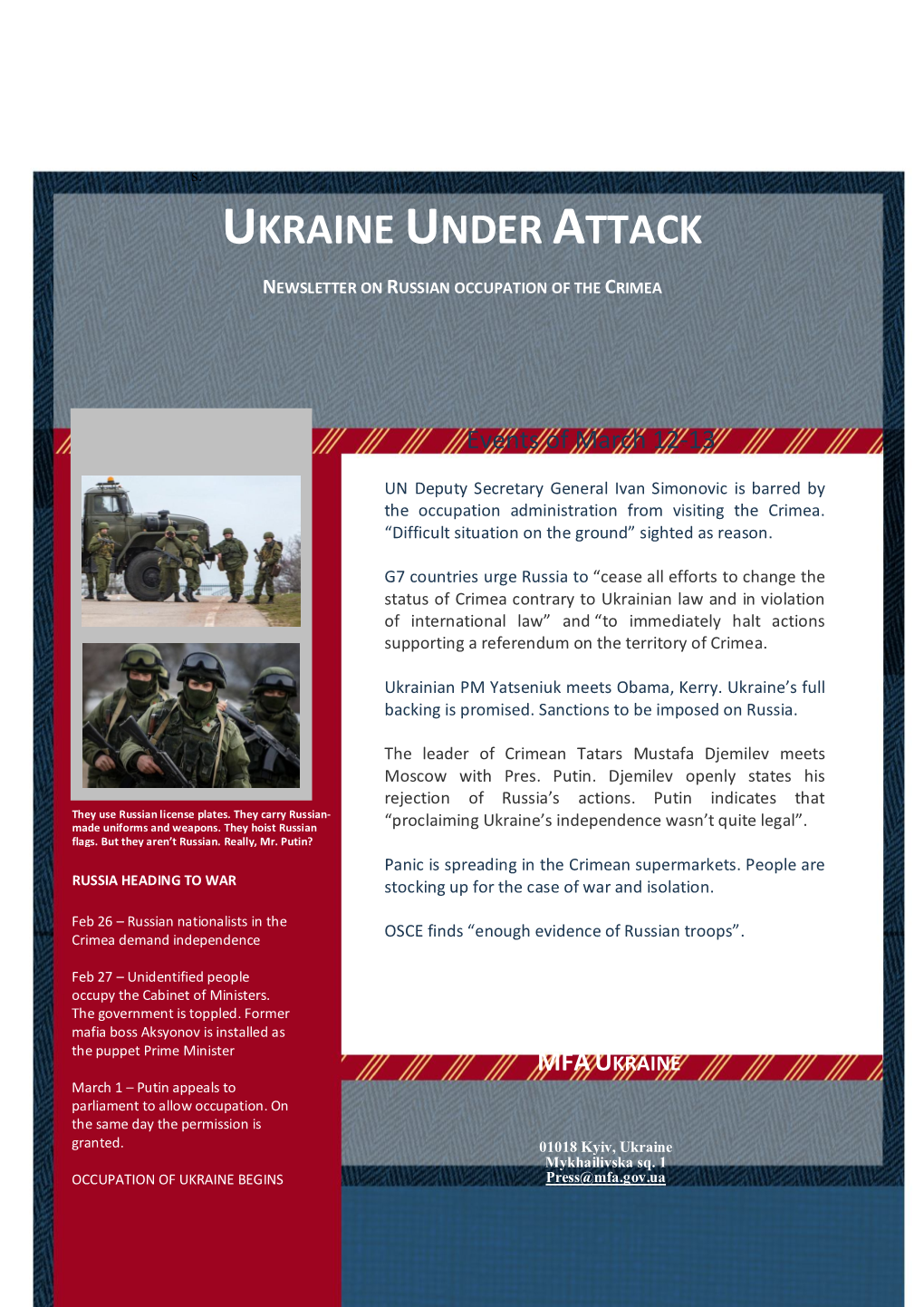 Ukraine Under Attack