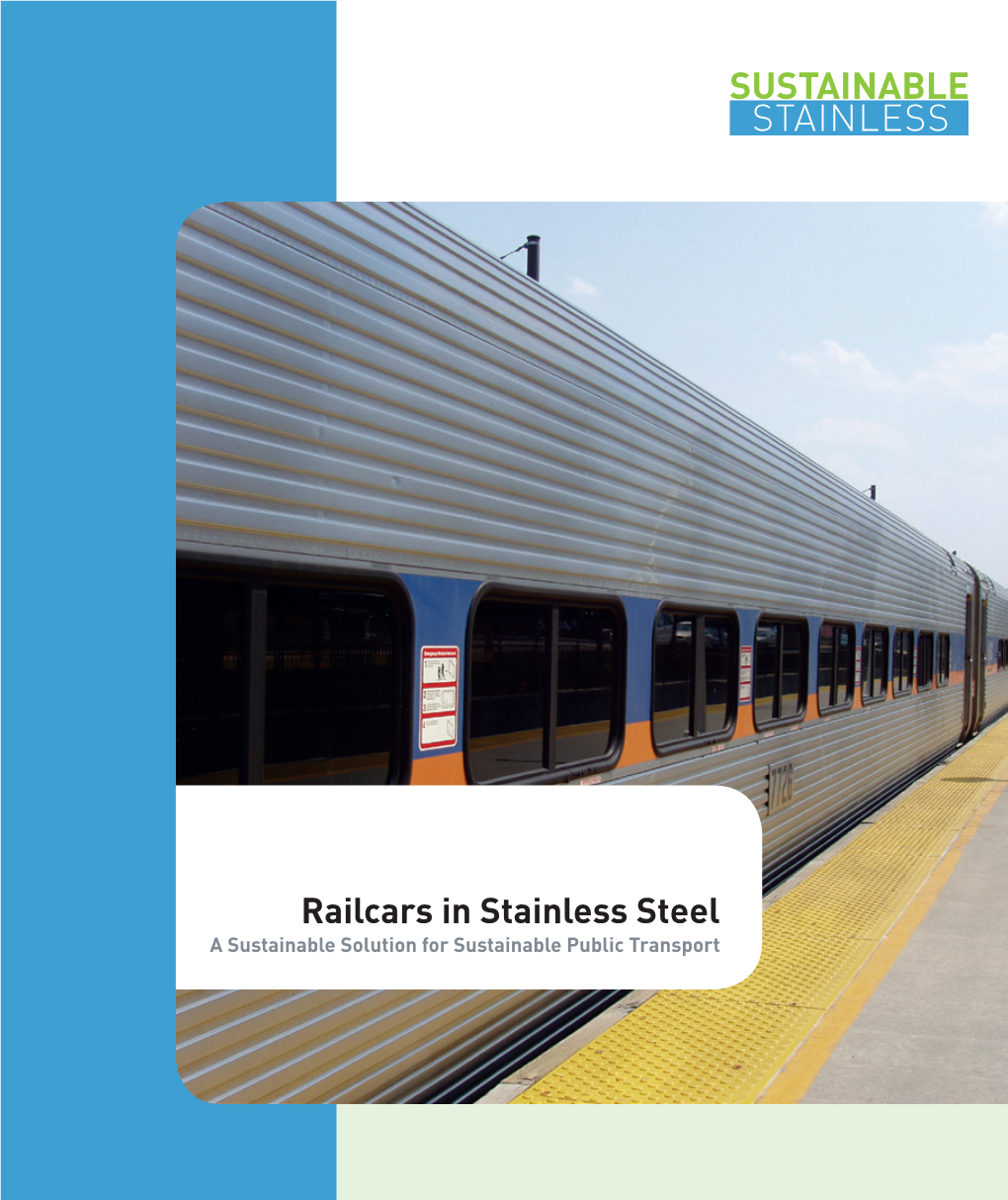 Railcars in Stainless Steel