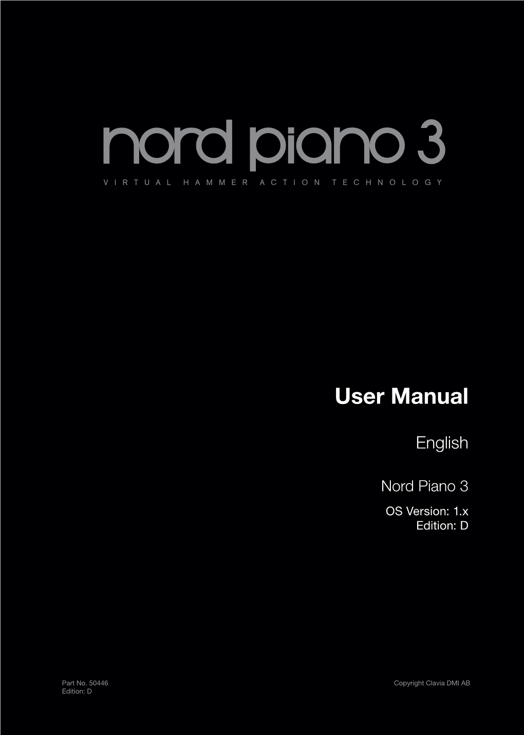 Nord Piano 3 English User Manual V1x-Edition-D.Pdf