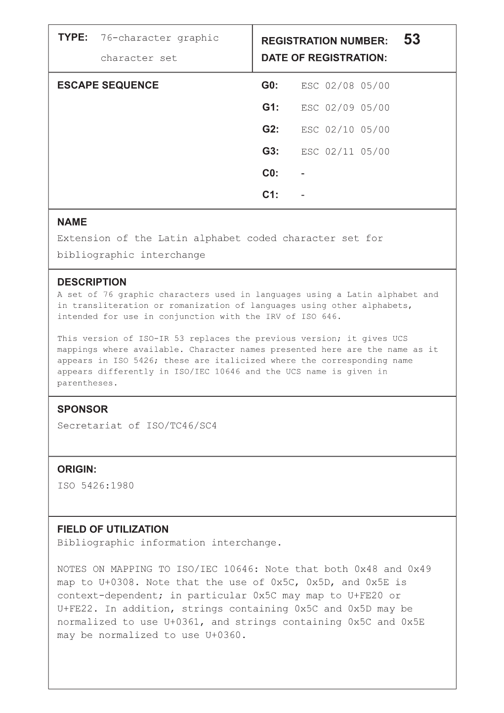 Iso-5426 (Lams)