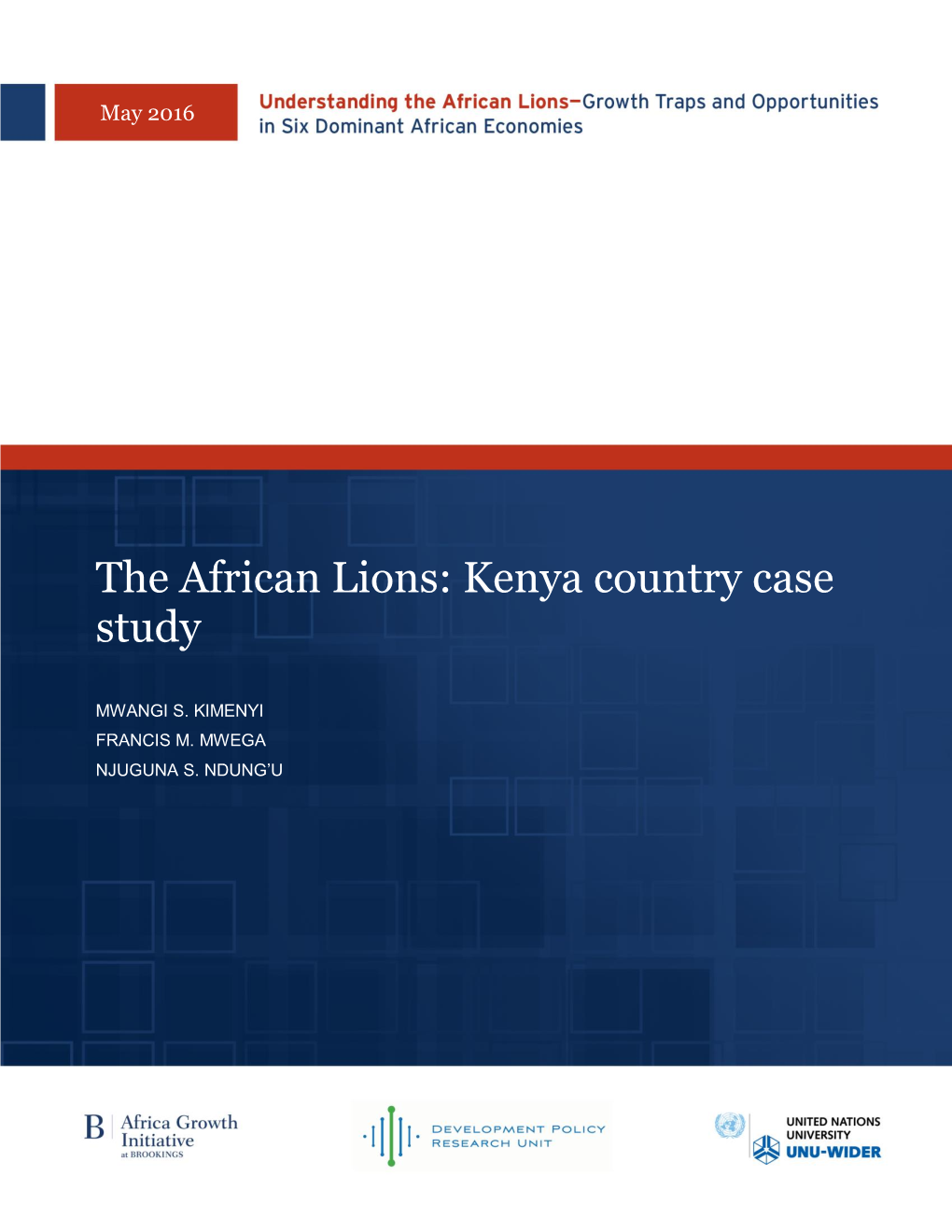 The African Lions: Kenya Country Case Study