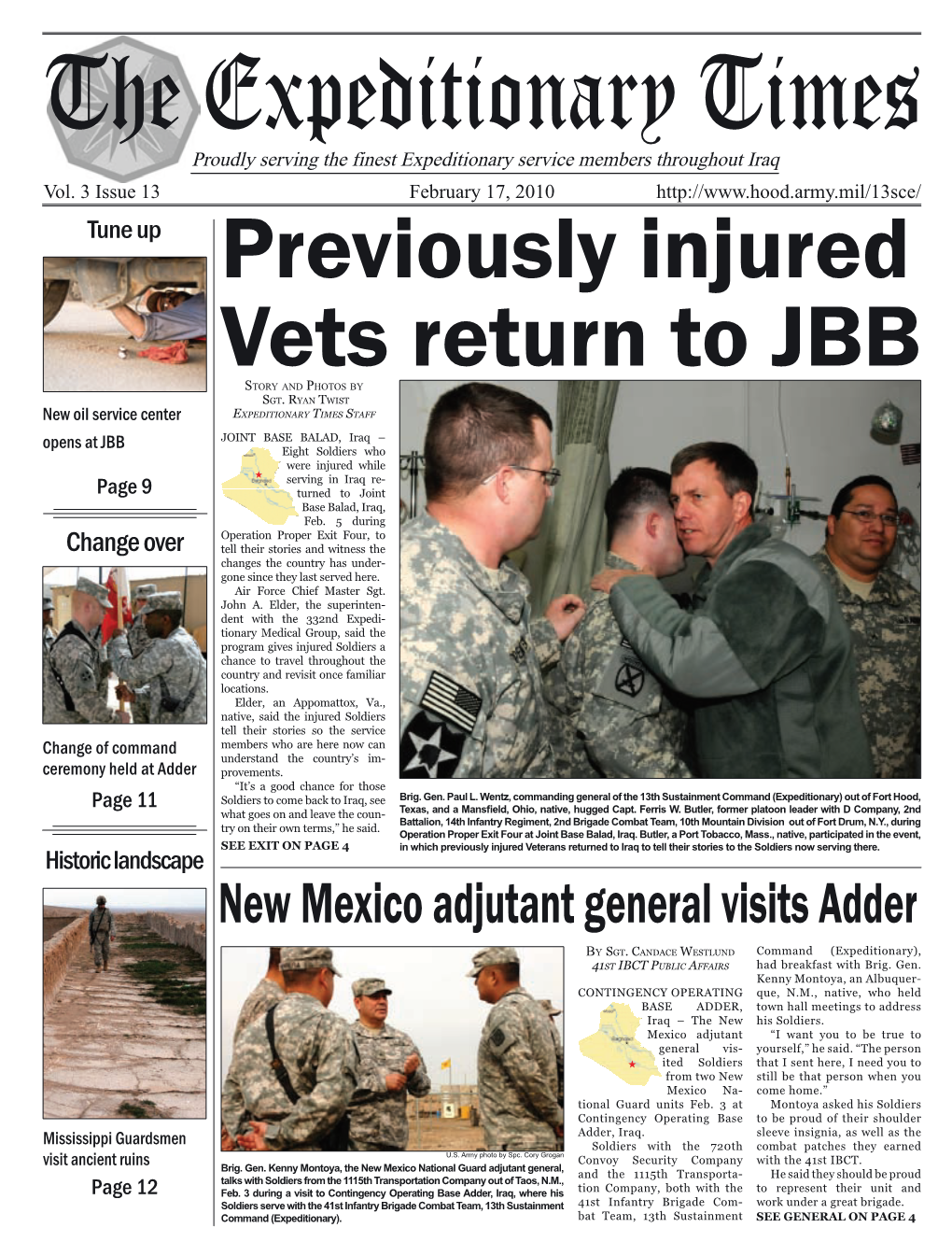 New Mexico Adjutant General Visits Adder by Sg T