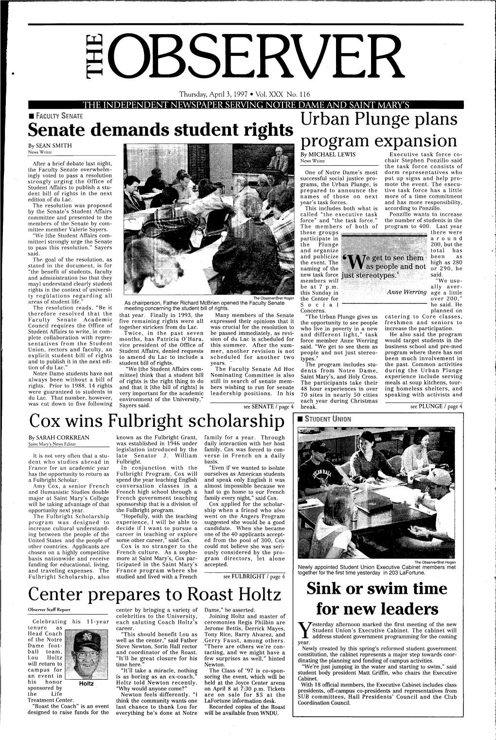 Senate Demands Student Rights