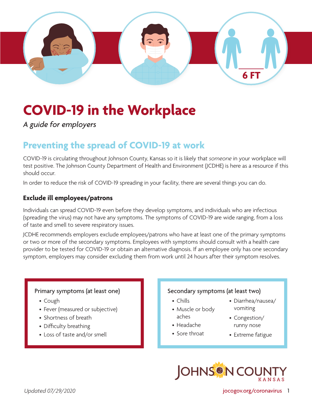 COVID-19 in the Workplace a Guide for Employers