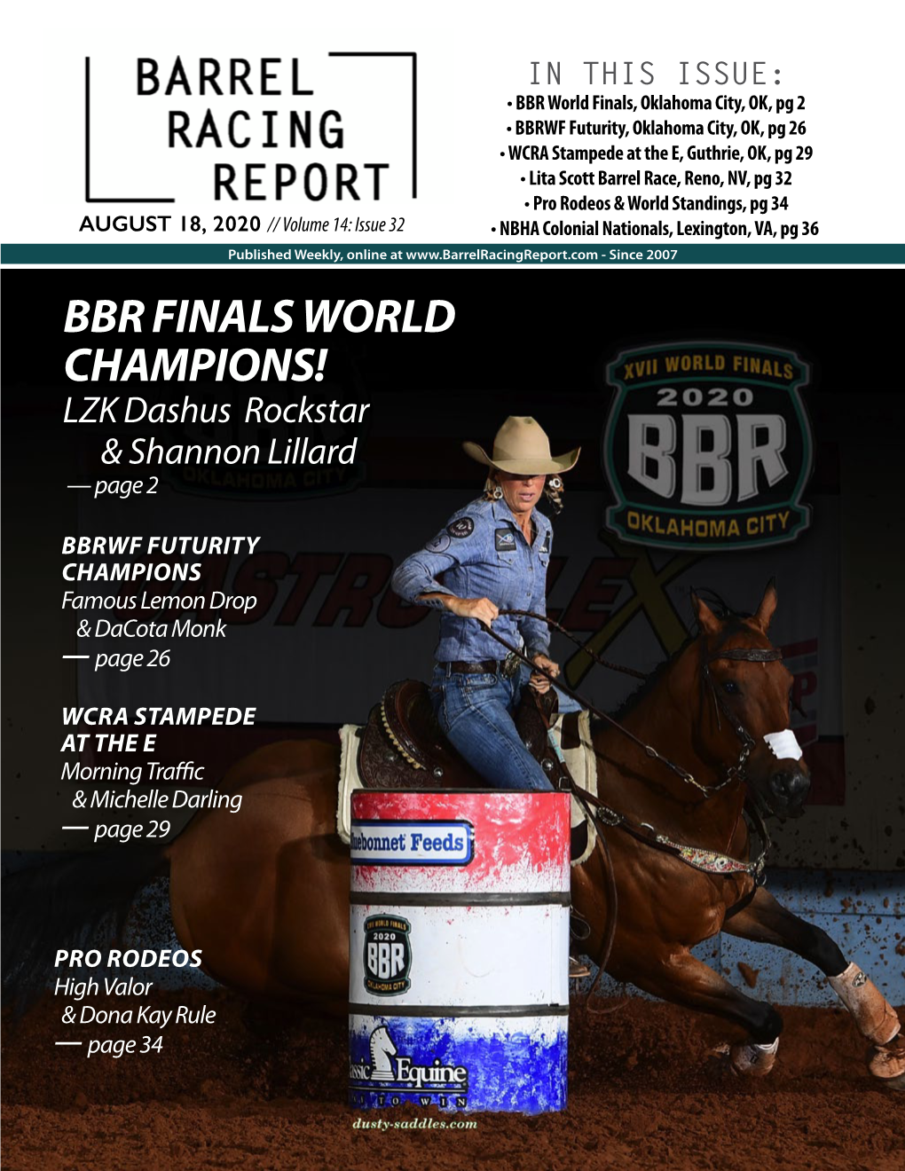 BBR FINALS WORLD CHAMPIONS! LZK Dashus Rockstar & Shannon Lillard — Page 2