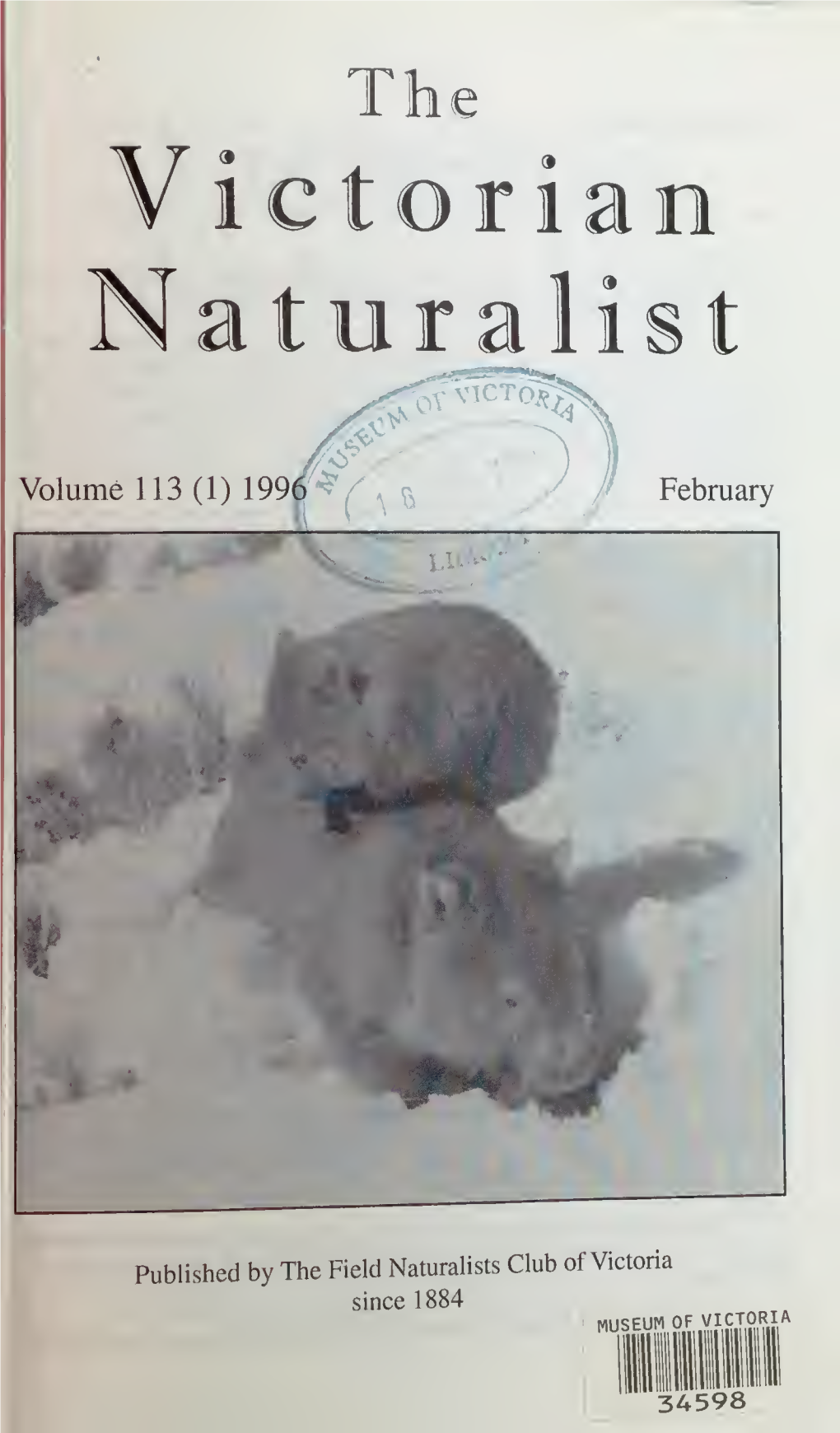 The Victorian Naturalist