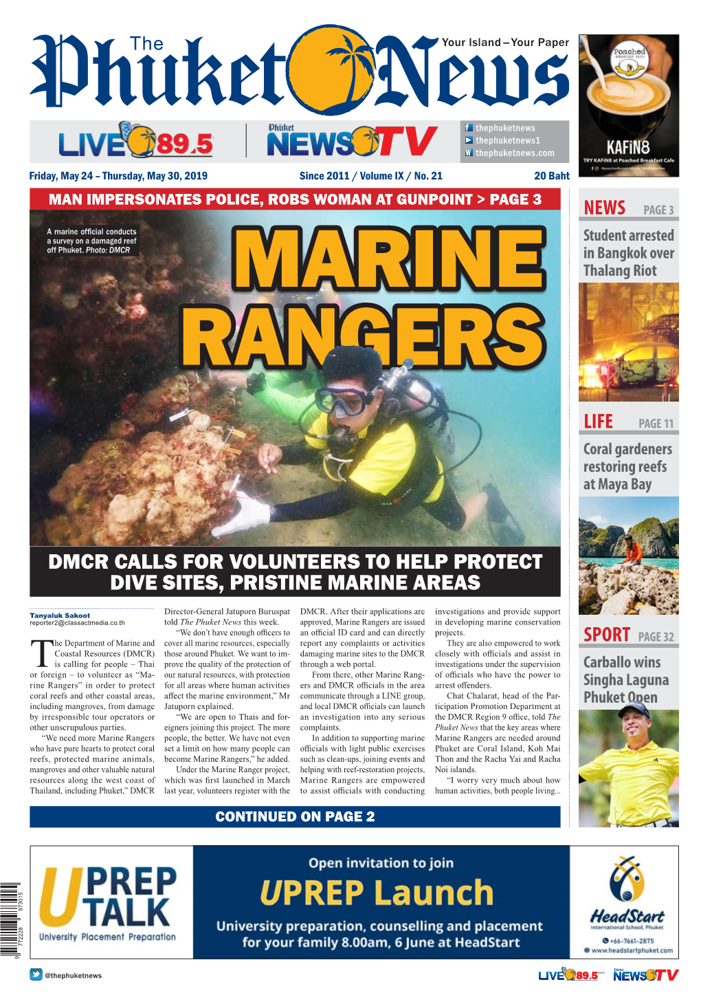 Dmcr Calls for Volunteers to Help Protect Dive Sites, Pristine Marine Areas