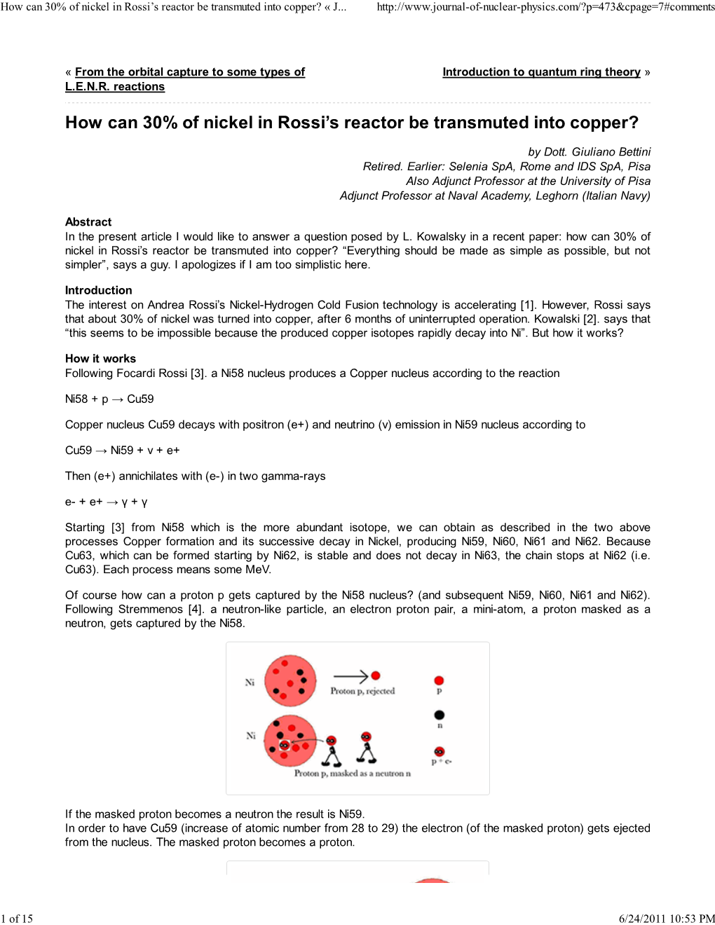 How Can 30% of Nickel in Rossi's Reactor Be Transmuted Into Copper