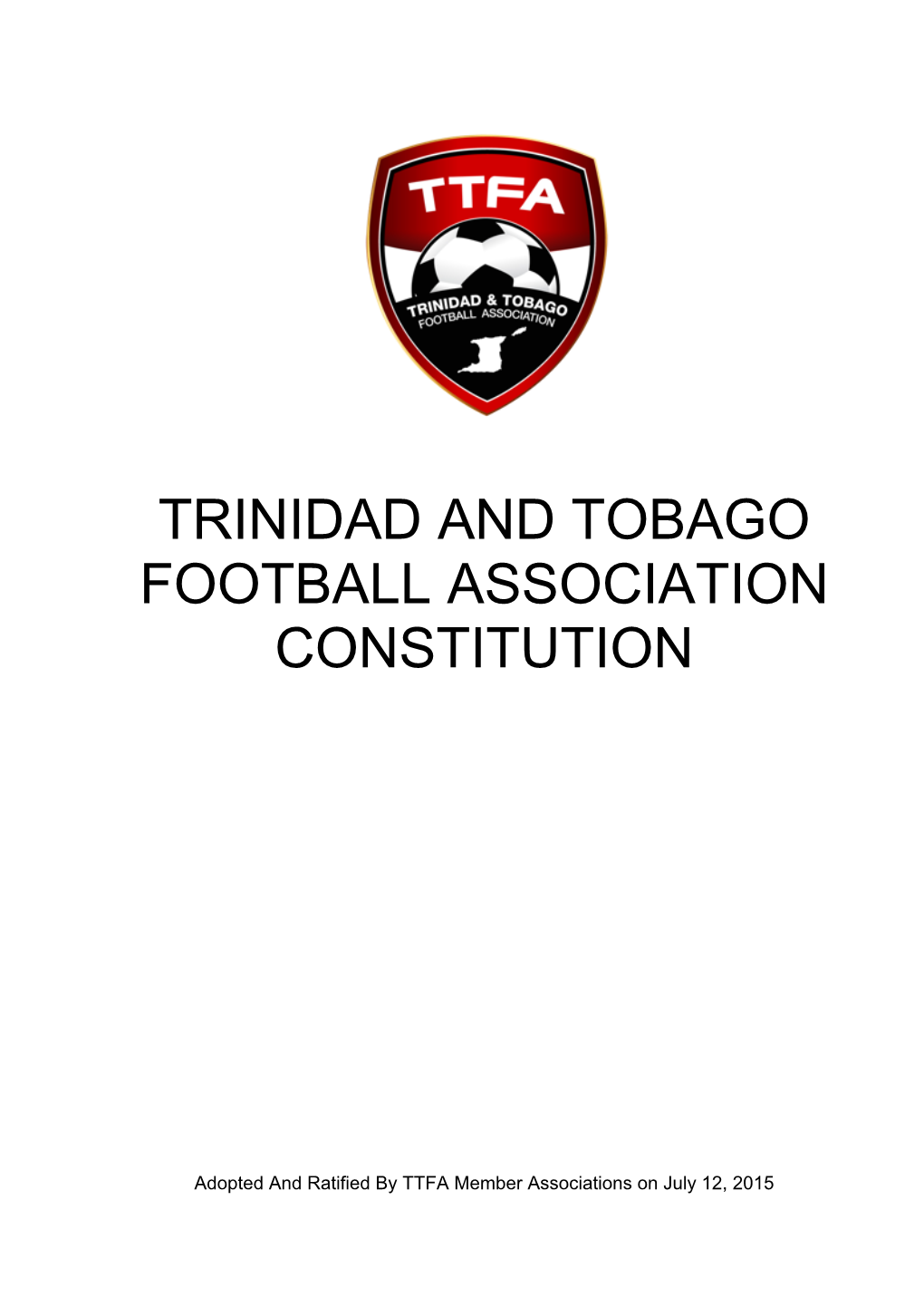 Trinidad and Tobago Football Association Constitution