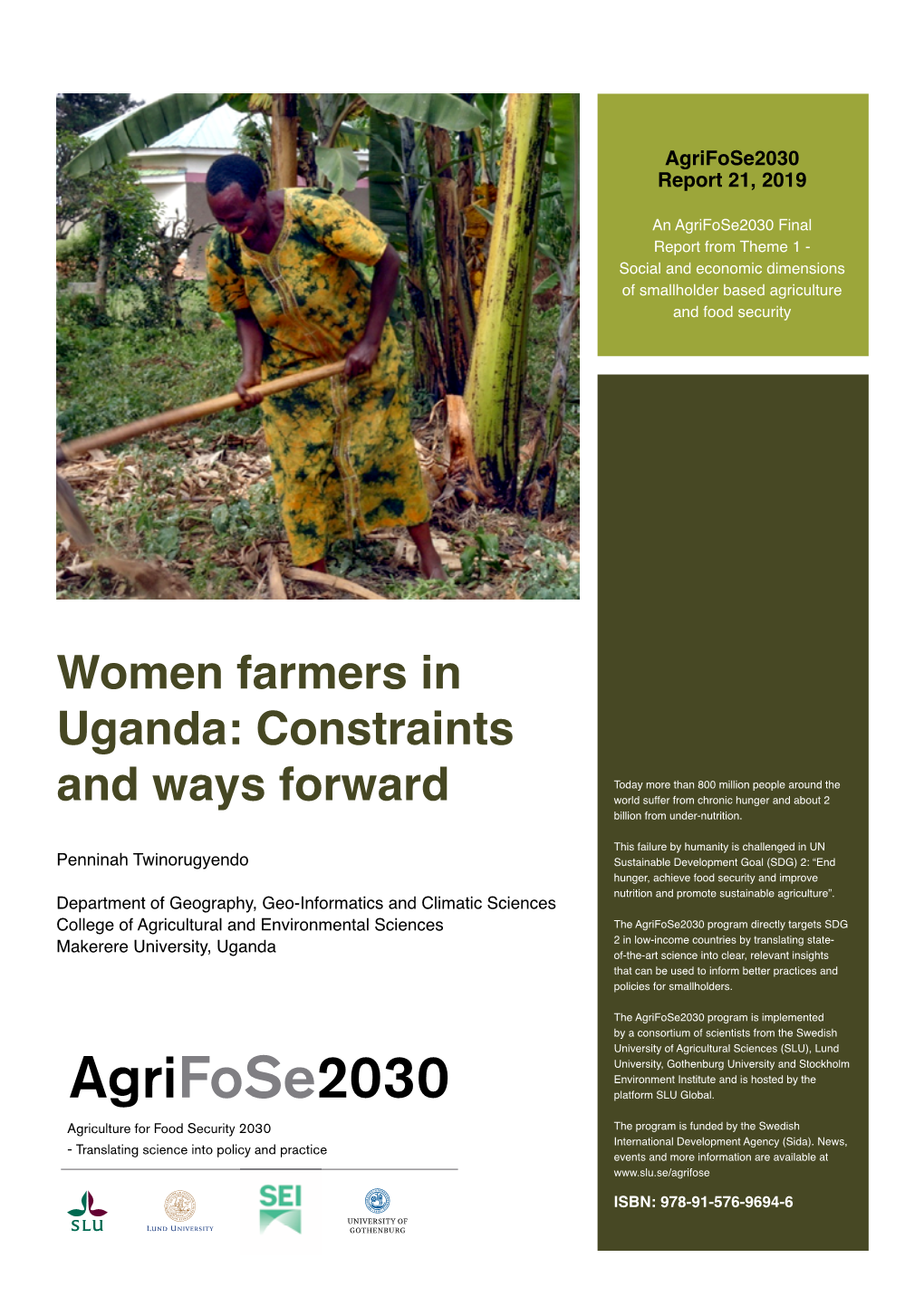 Women Farmers in Uganda: Constraints