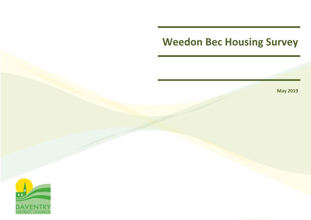 Weedon Bec Housing Survey