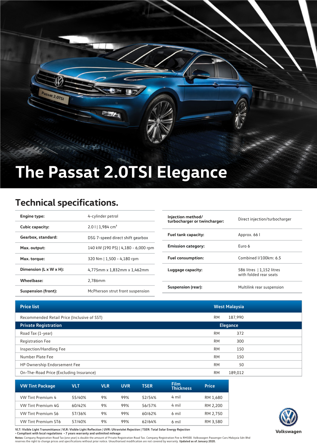 The Passat 2.0TSI Elegance