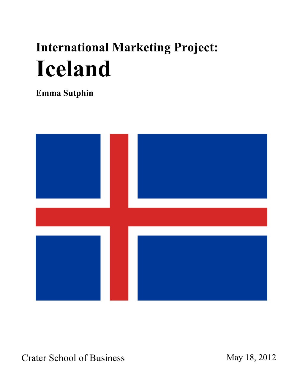 Iceland Emma Sutphin