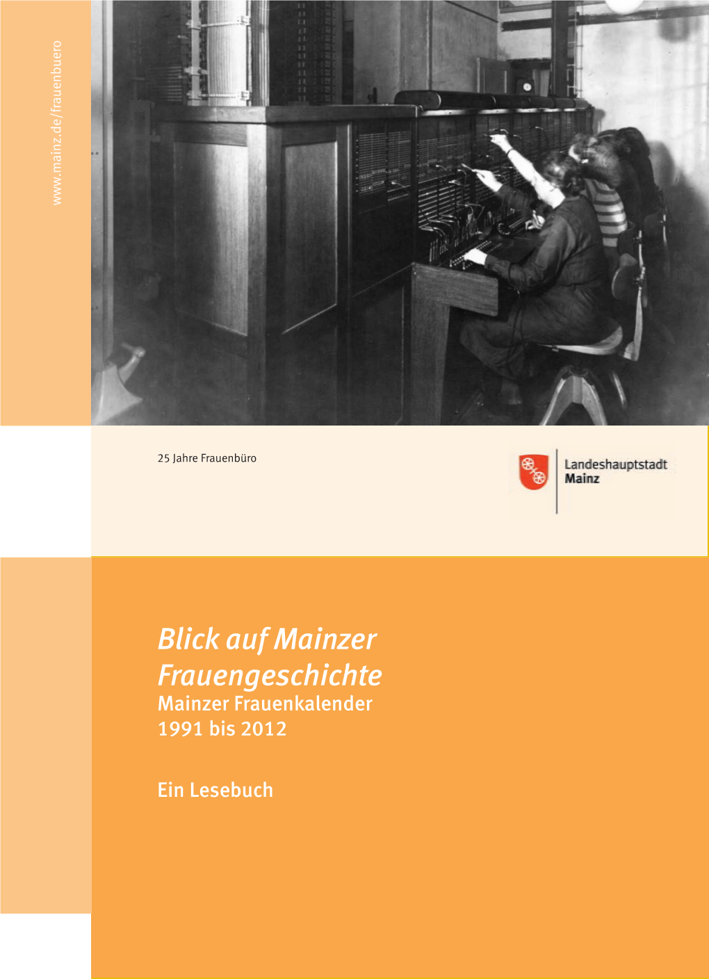 Broschüre Blick Auf Mainzer Frauengeschichte 1991-2012 Titel