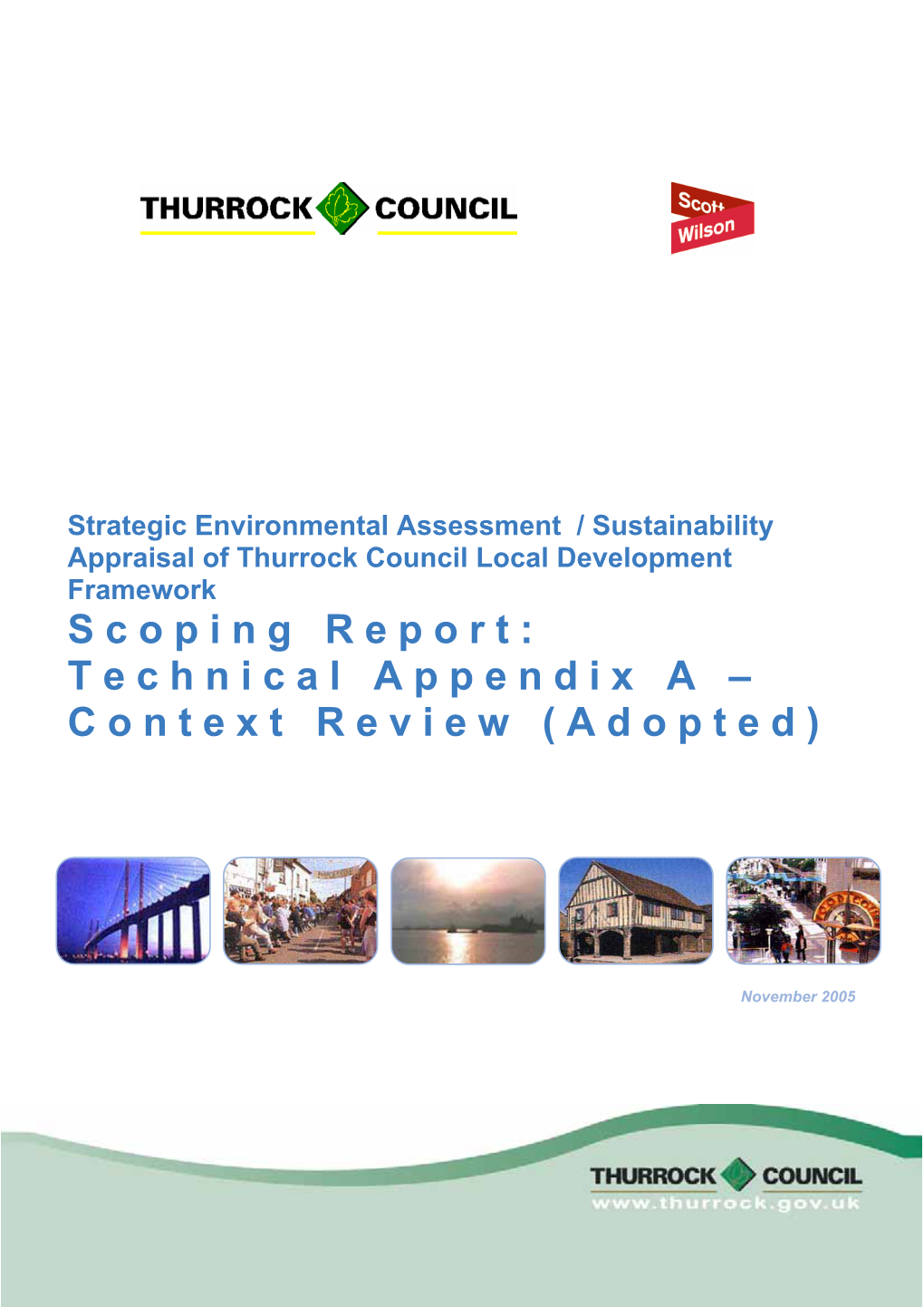 Scoping Report: Technical Appendix a – Context Review (Adopted)