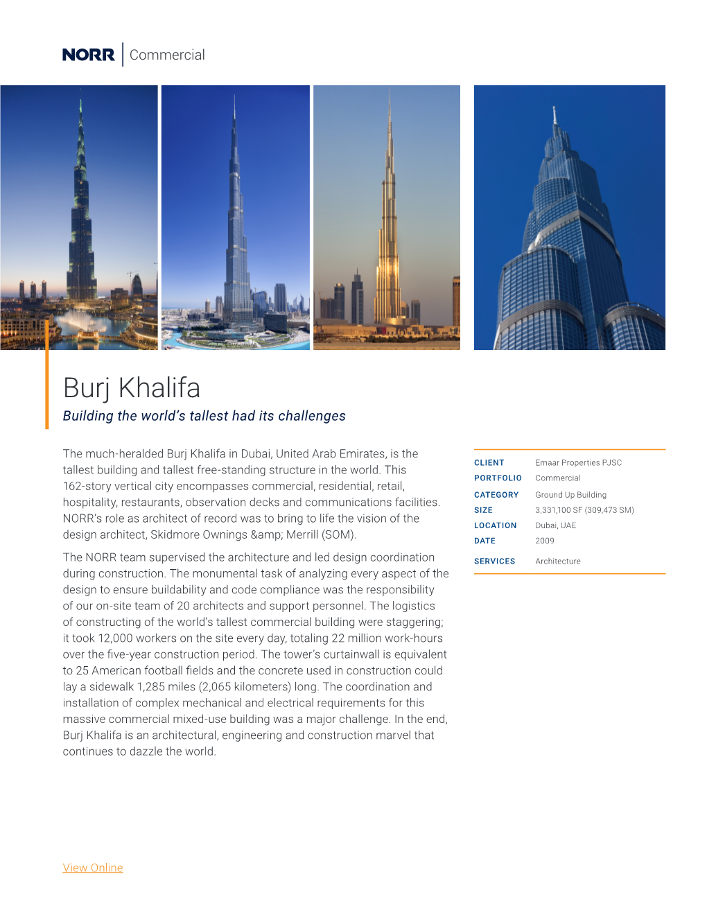 Burj Khalifa Building the World’S Tallest Had Its Challenges