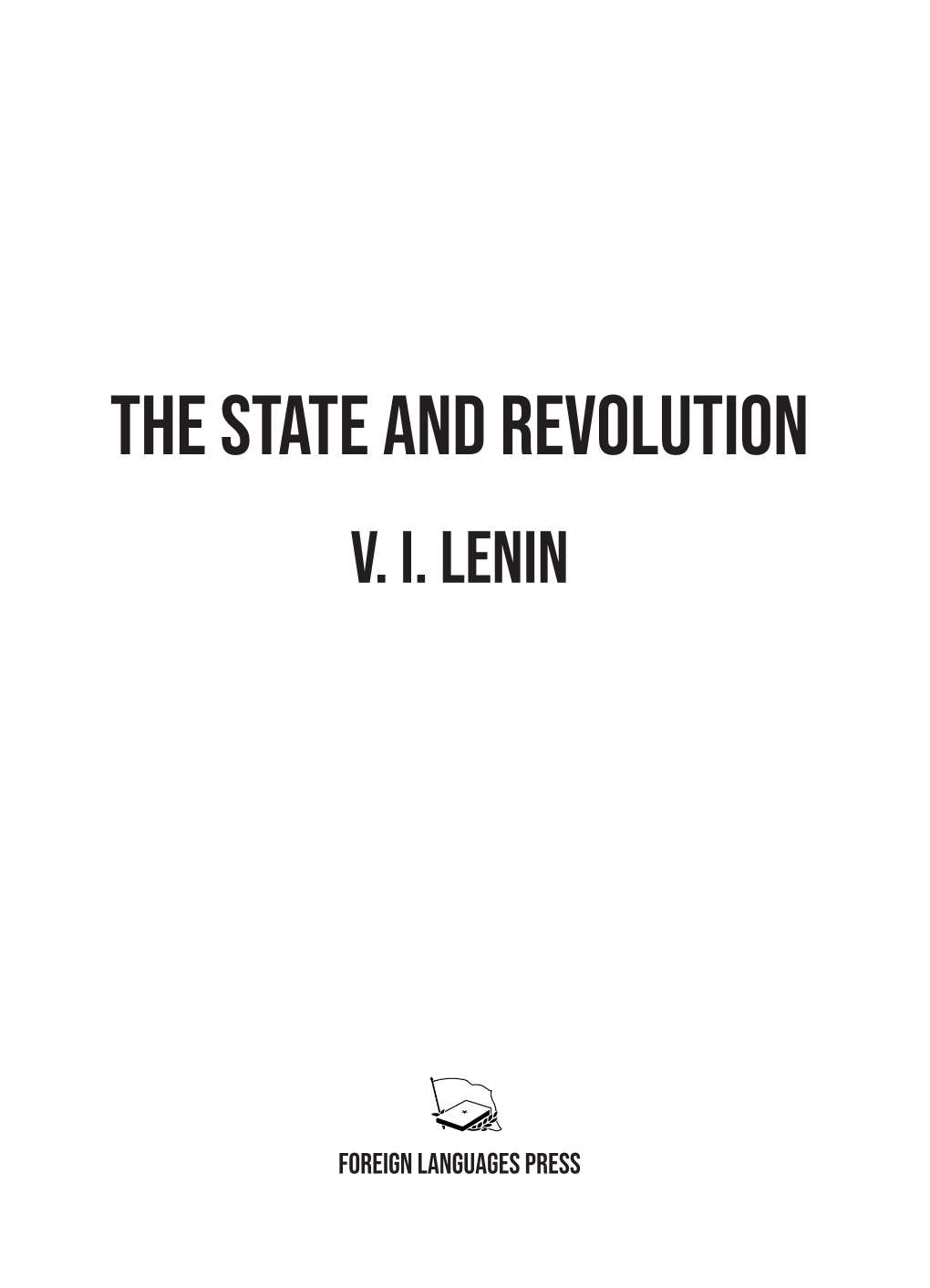 The State and Revolution V