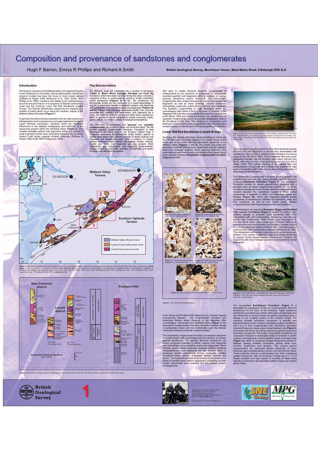 Composition and Provenance of Sandstones and Conglomerates