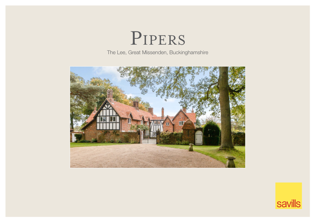 Pipers the Lee, Great Missenden, Buckinghamshire Pipers the Lee, Great Missenden, Buckinghamshire, HP16 9NA