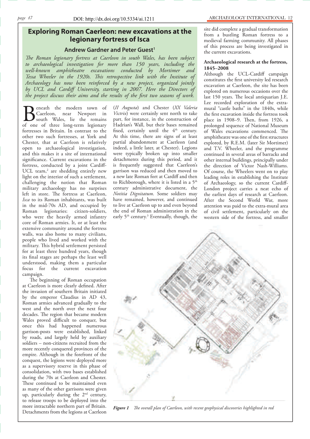 Exploring Roman Caerleon: New Excavations at the Legionary Fortress