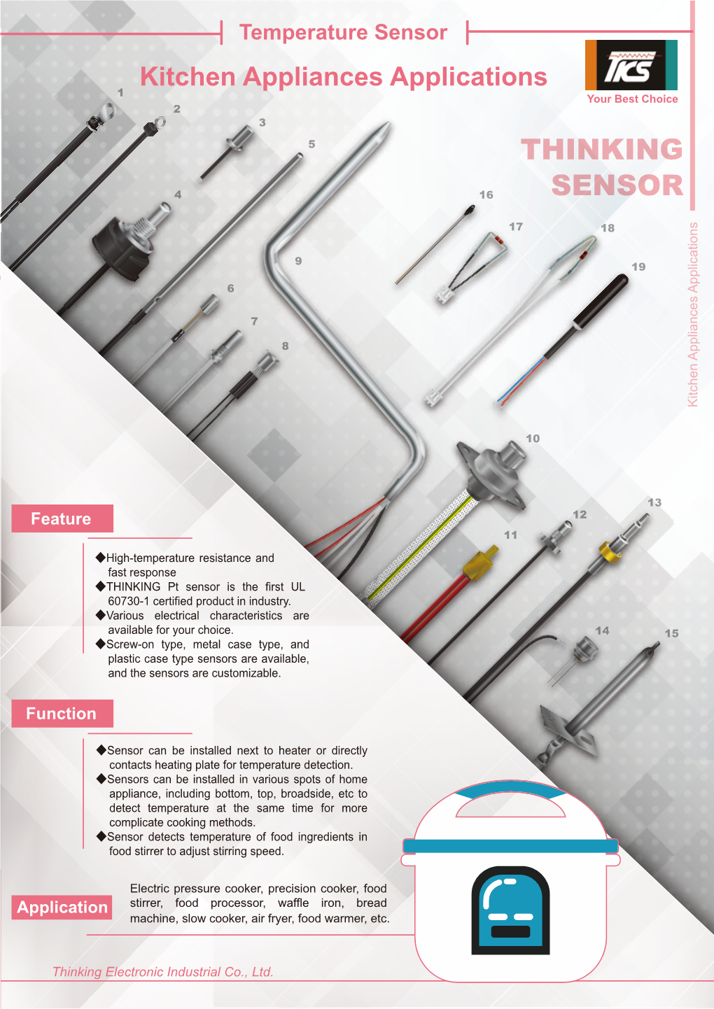 NTC Thermistor (Temperature Sensor) Catalogue