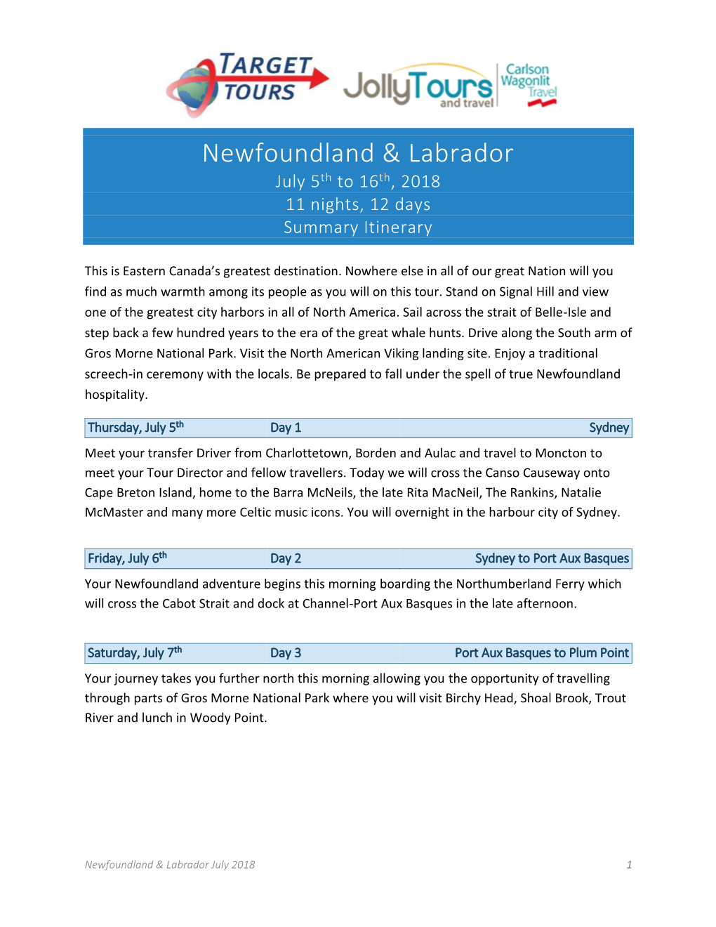 Newfoundland & Labrador