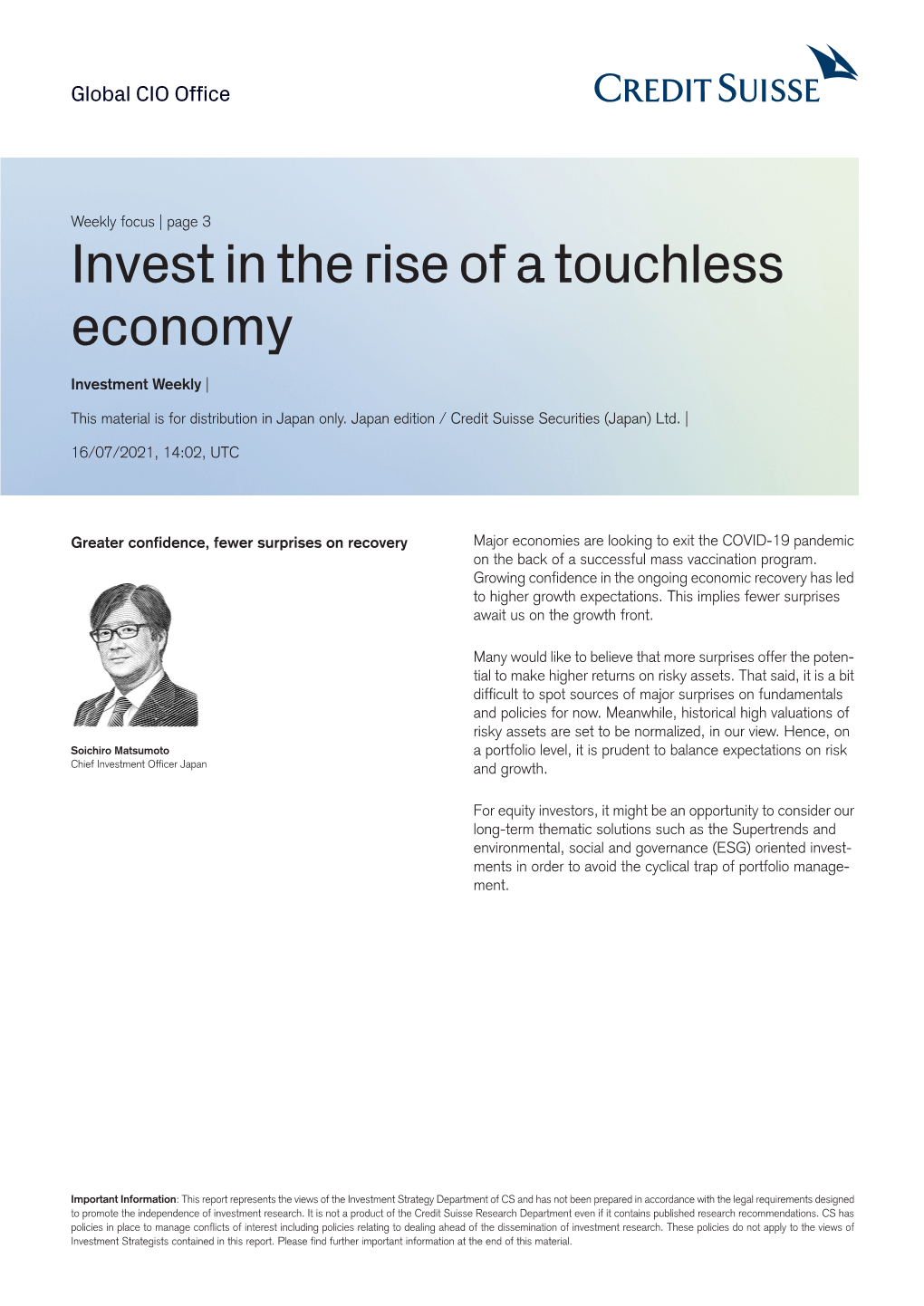 Invest in the Rise of a Touchless Economy