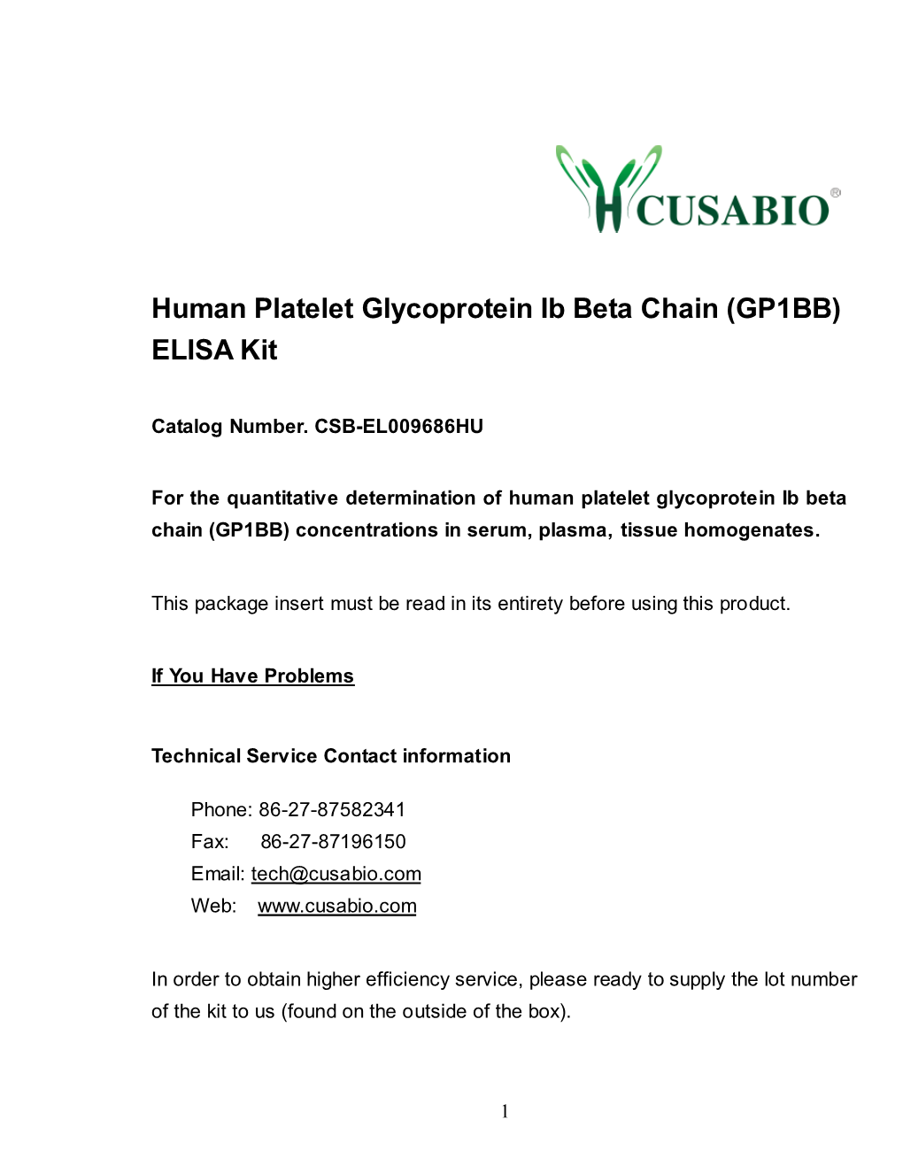 Human Platelet Glycoprotein Ib Beta Chain(GP1BB