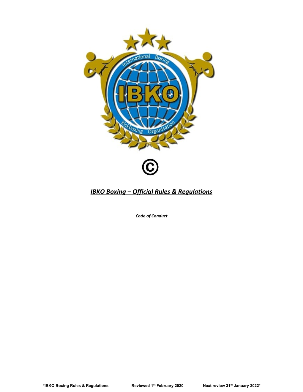 IBKO Boxing – Official Rules & Regulations