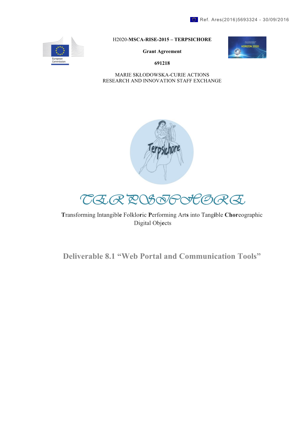 Web Portal and Communication Tools” Table of Contents