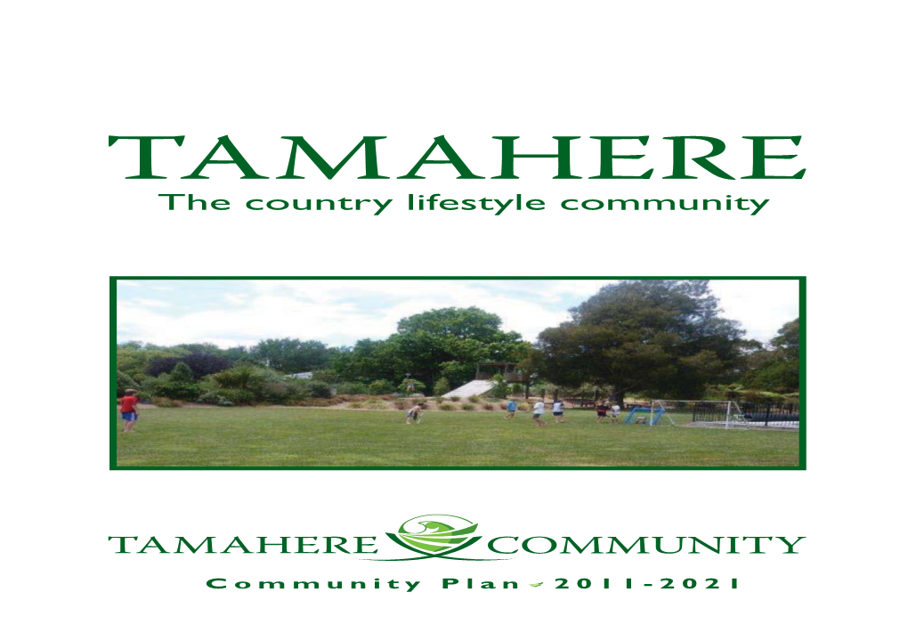 Tamahere Community Plan 2011
