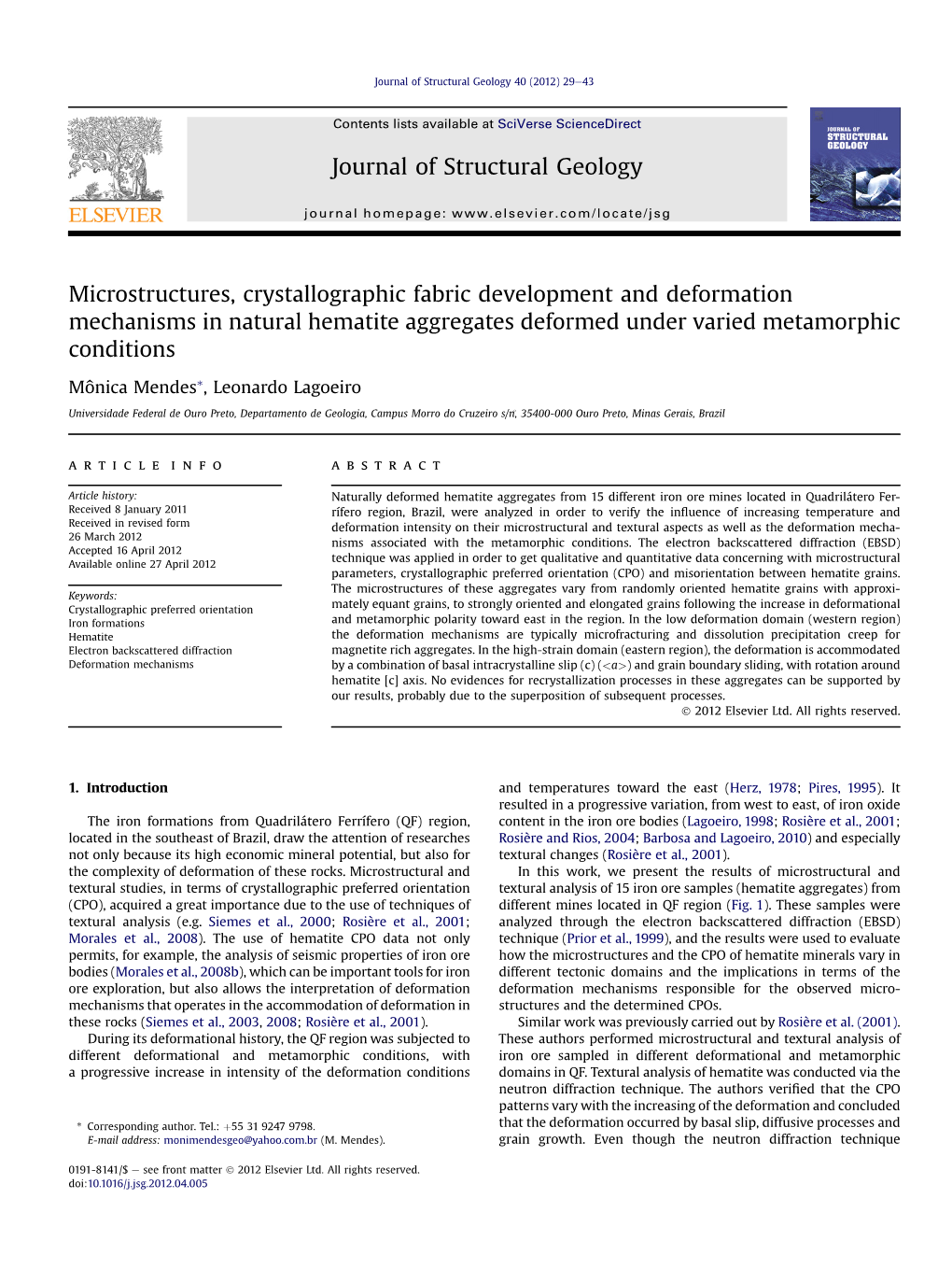 Microstructures, Crystallographic Fabric Development and Deformation Mechanisms in Natural Hematite Aggregates Deformed Under Varied Metamorphic Conditions