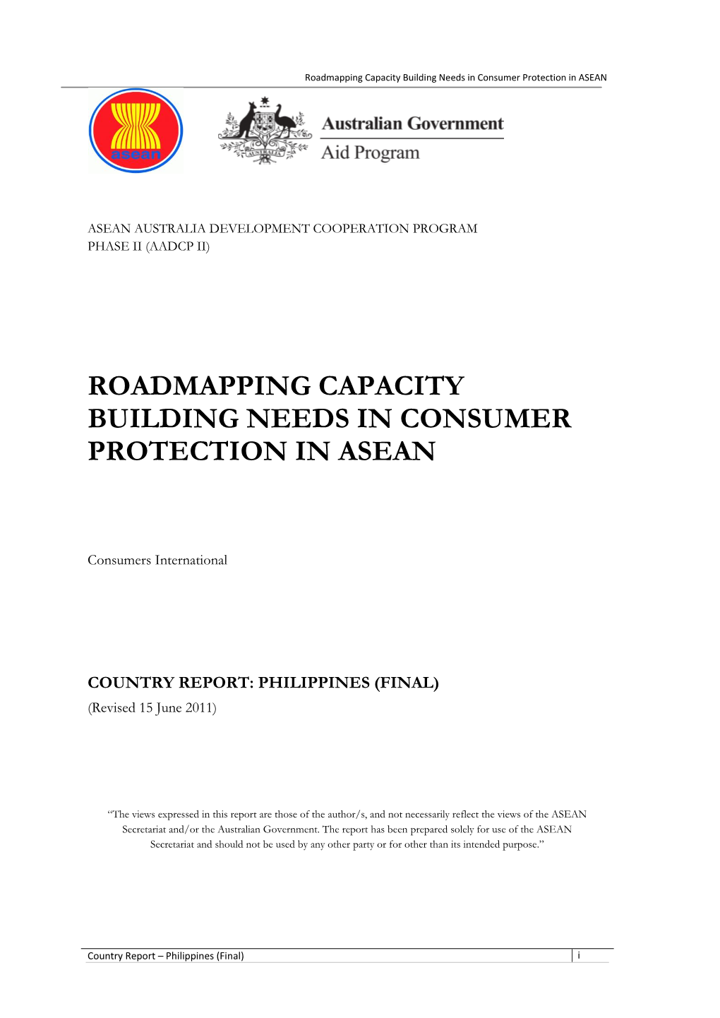 PHILIPPINES (FINAL) (Revised 15 June 2011)