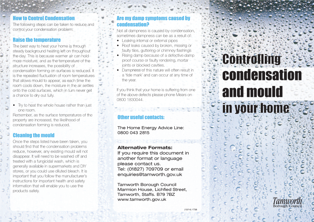 How to Control Condensation Raise The