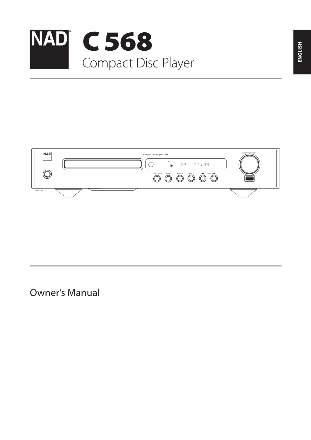 Compact Disc Playercompact 568 C C 568