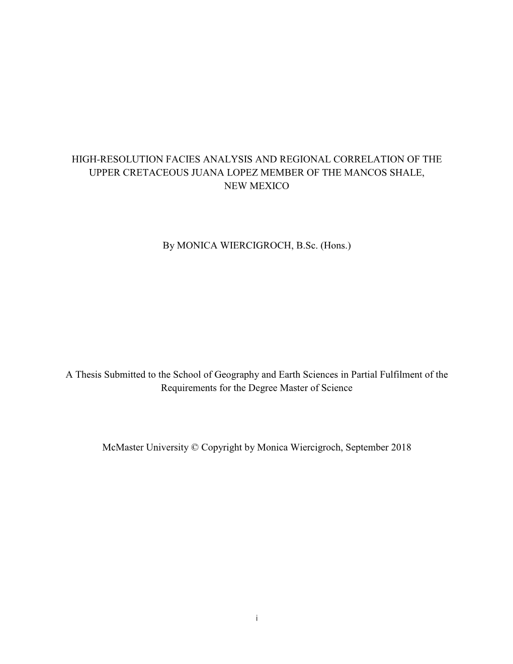 High-Resolution Facies Analysis and Regional Correlation of the Upper Cretaceous Juana Lopez Member of the Mancos Shale, New Mexico