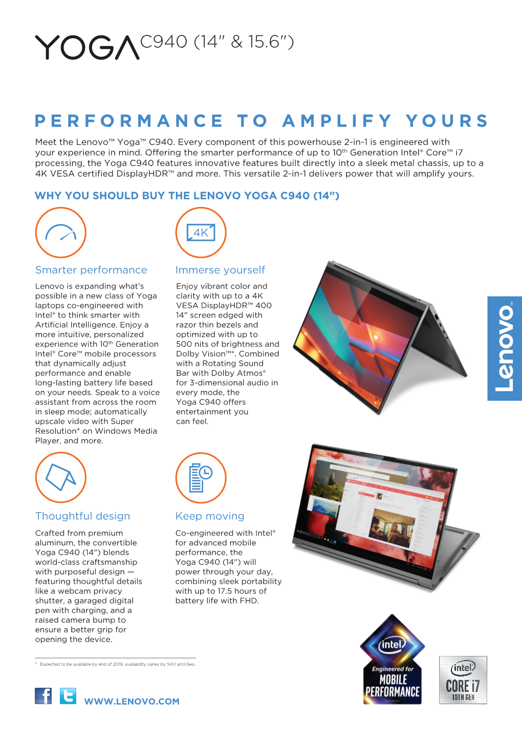 Performance to Amplify Yours C940 (14