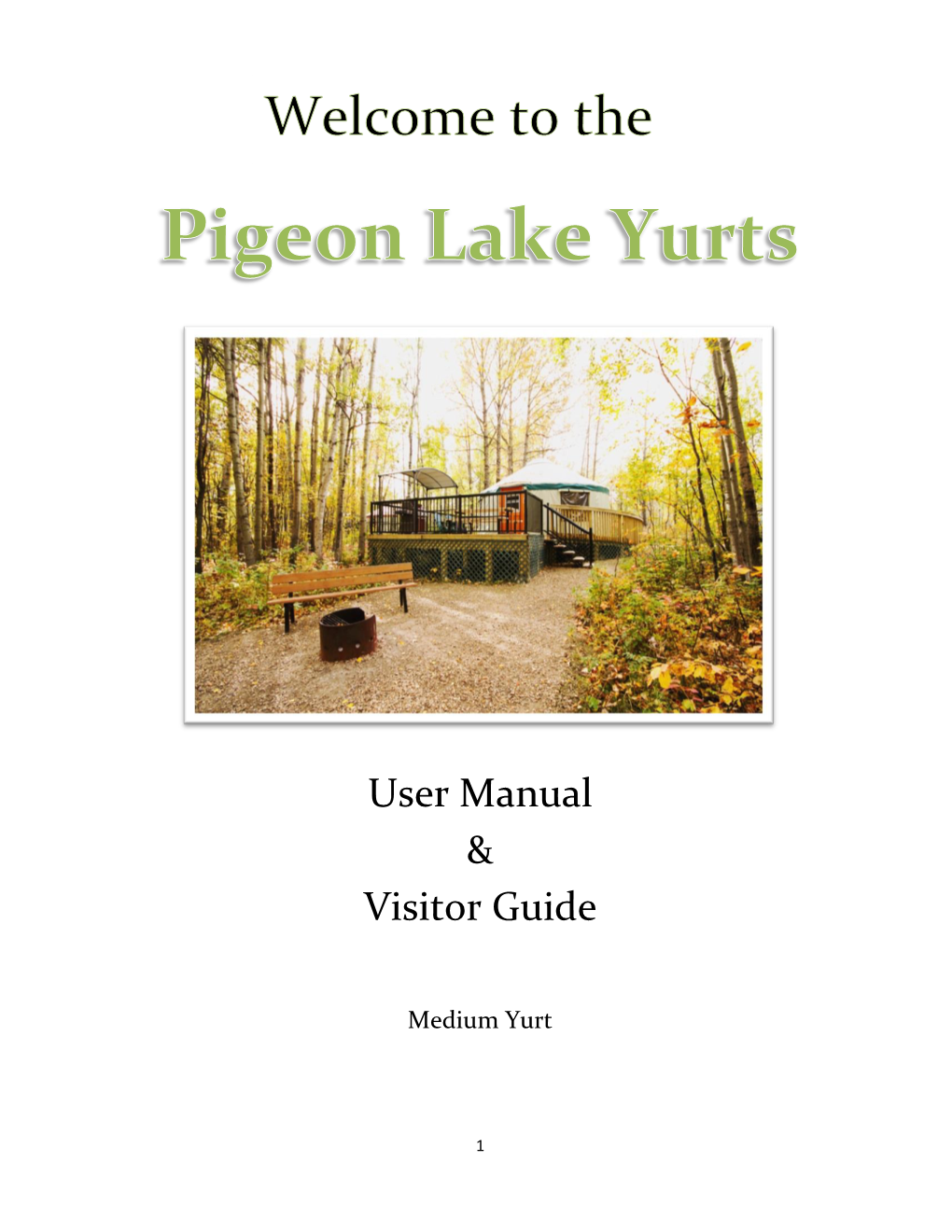 Medium Yurt Manual